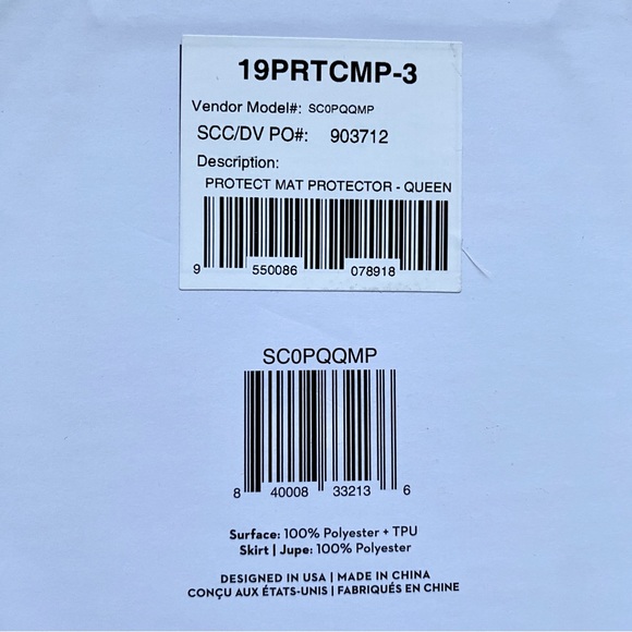 Malouf Comfort Mattress Protector from Sleep Country Canada NWT - Picture 7 of 7